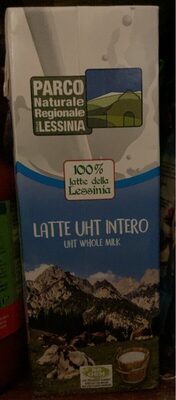 Latte uht intero front packaging