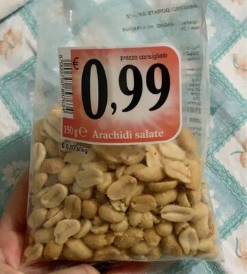 Arachidi dorate salate