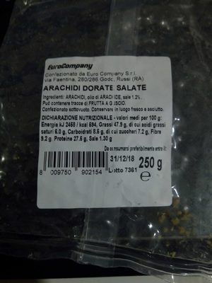 Arachidi Dorate Salate