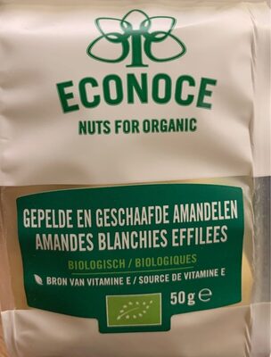 Amandes blanche effilées front packaging
