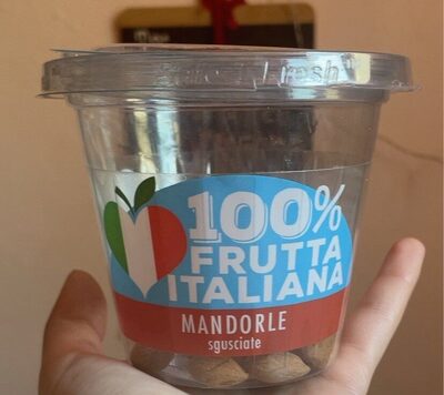 Mandorle sgusciate front packaging