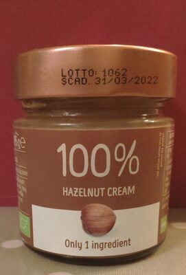 100% Hazelnut Cream