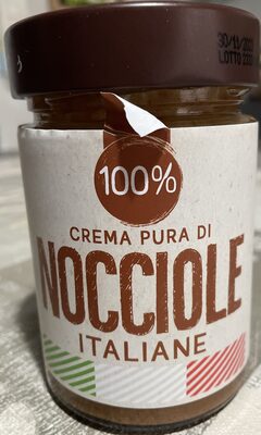 Crema pura di nocciole italiane