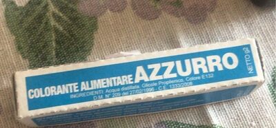 Colorante alimentare blu