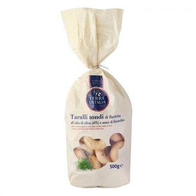 Taralli tondi olio oliva front packaging
