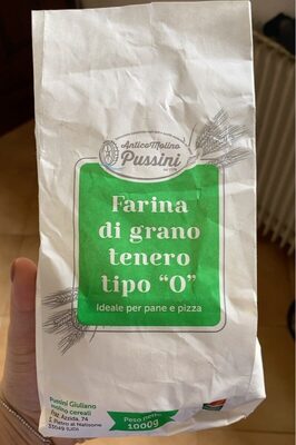 Farina di grano tenero tipo 0 front packaging