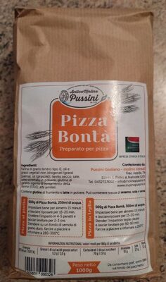 Pizza Bontà preparato per pizza