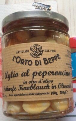 Aglio al peperoncino front packaging