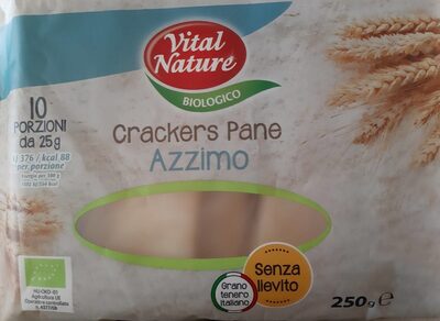 Crackers pane azzimo senza lievito