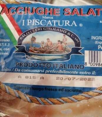 Acciughe salate