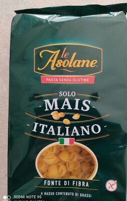 Pasta senza glutine solo mais