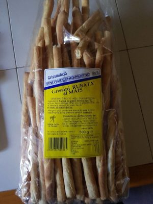 Gressini rubata al mais front packaging