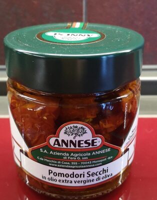 Pomodori secchi in olio extra vergine di oliva front packaging