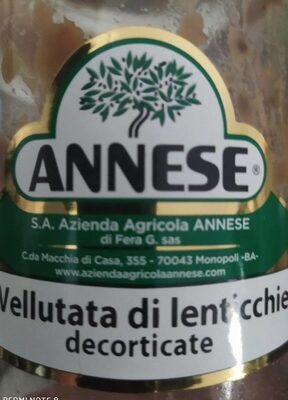 Vellutata di lenticchie