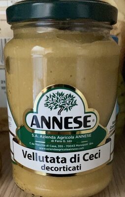 Vellutata di ceci decorticati