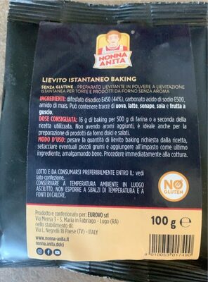 Lievito istantaneo baking