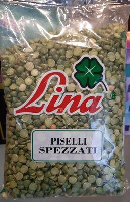 Grüne Erbsen getrocknet