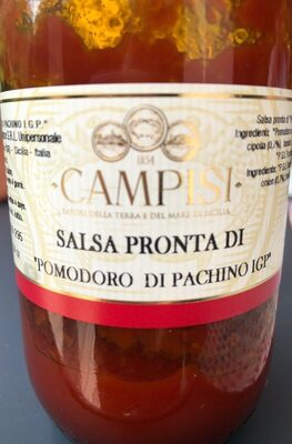 Salsa pronta di pomodoro di pachino IGP