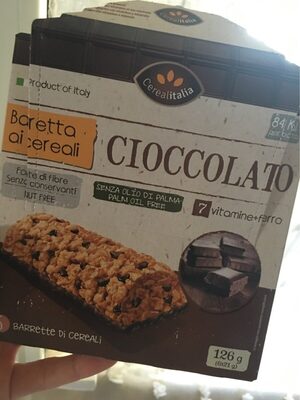 Barre de cereales chocolat