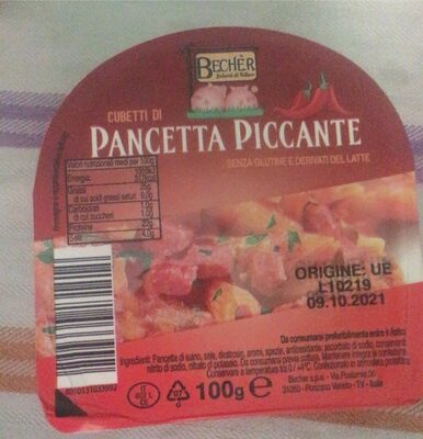 Cubetti di Pancetta Piccante
