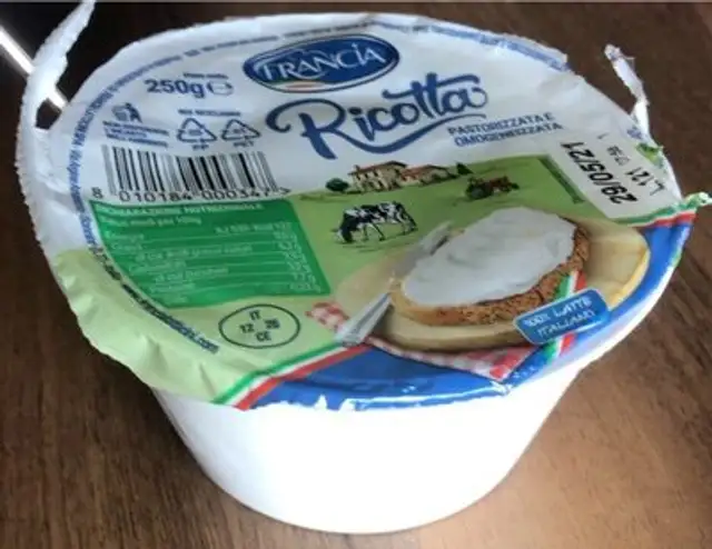 Ricotta front packaging