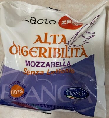 Mozzarella senza lattosio