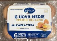 6 Uova Medie fresche del lazio