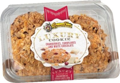 Luxury cookie cranberries cornflakes white chocolate