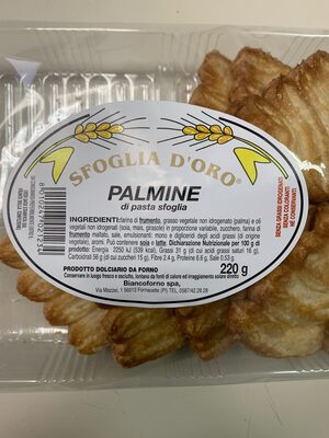 Palmine di pasta sfoglia