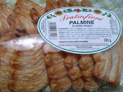 Palmine di pasta sfoglia