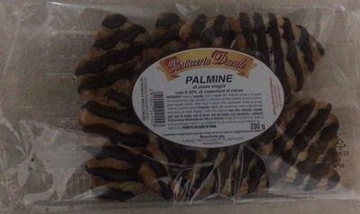 Palmine di pasta sfoglia front packaging