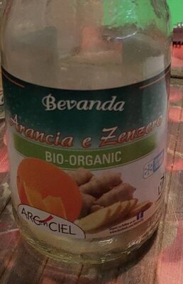 Bevanda arancia e zenzero front packaging