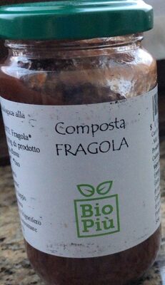 Composta fragola front packaging
