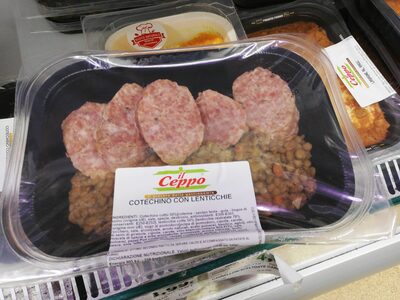 Cotechino con lenticchie il ceppo front packaging