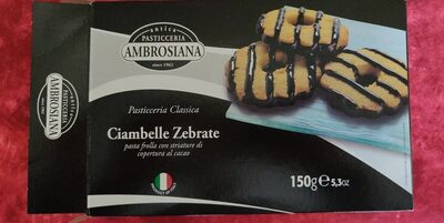Ciambelle Zebrate front packaging
