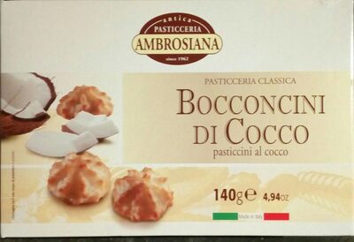 Bocconcini di cocco front packaging