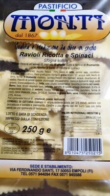 ravioli ricotta e spinaci