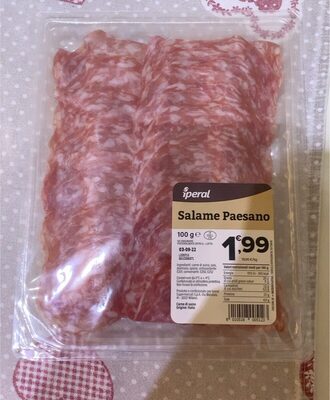 Salame Paesano front packaging