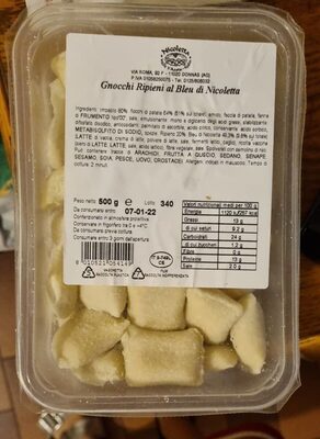 Gnocchi ripieni al bleu front packaging