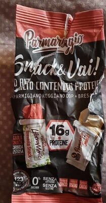 Parmareggio Snack & Vai! front packaging