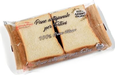 Tostoni artigianali italiani front packaging