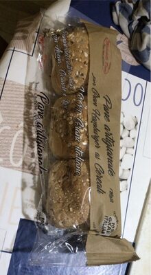 Pane artigianale front packaging