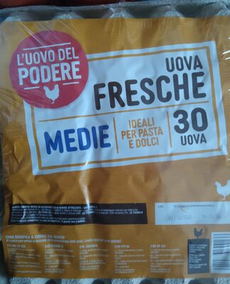 Uova fresche medie
