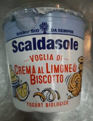 Crema al limone e biscotto front packaging