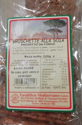 Bruschette alla soia
