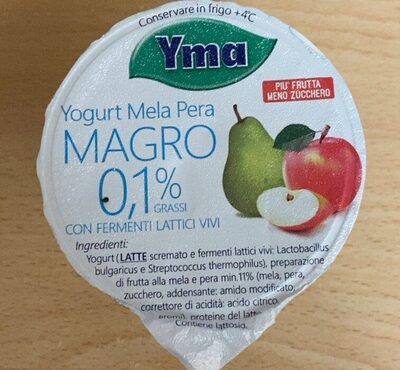 Yogurt mela pera