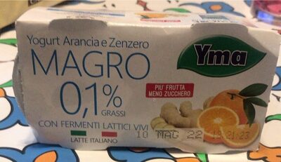 Yogurt arancia e zenzero magro
