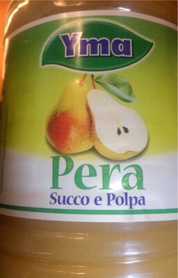 Succo e polpa di pera