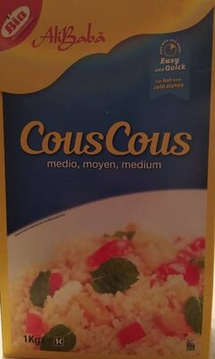 Cous cous front packaging
