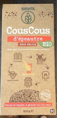 Couscous d’épeautre front packaging